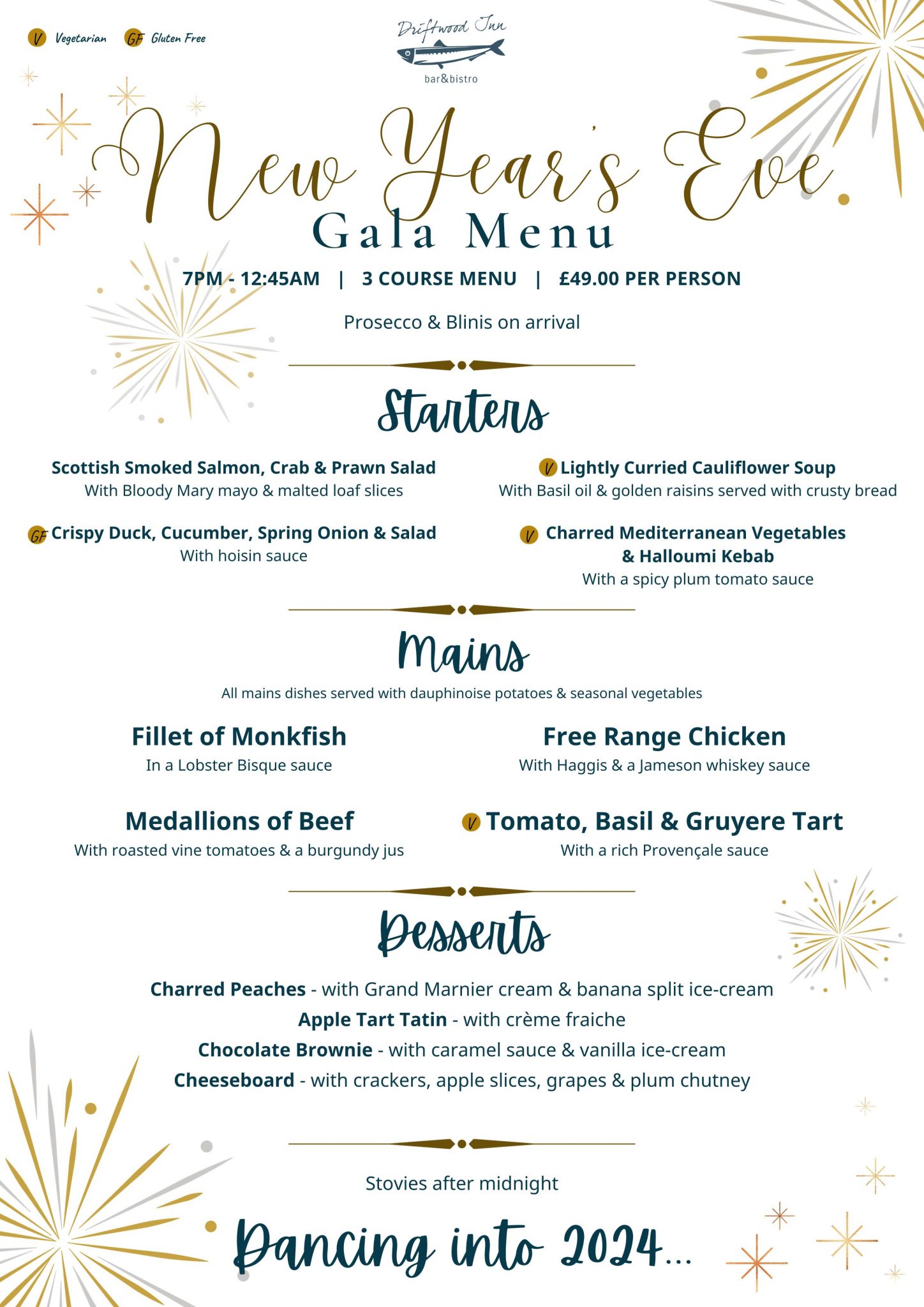 New Year’s Eve 2023 THE DRIFTWOOD INN